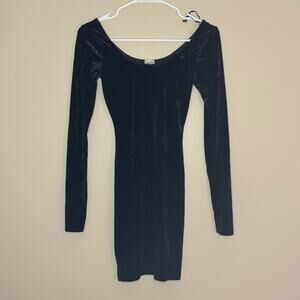 Garage crushed velvet dress XS